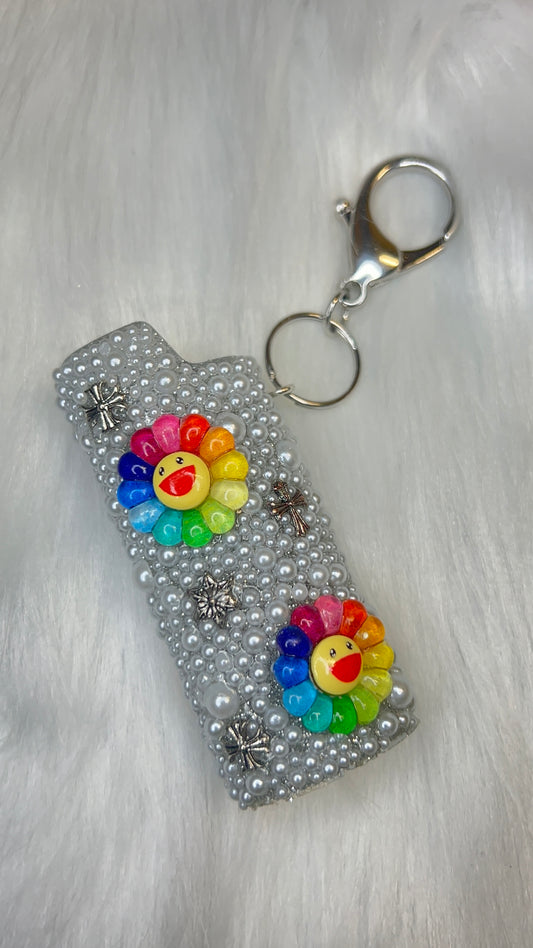 Flower and Pearls Lighter Case