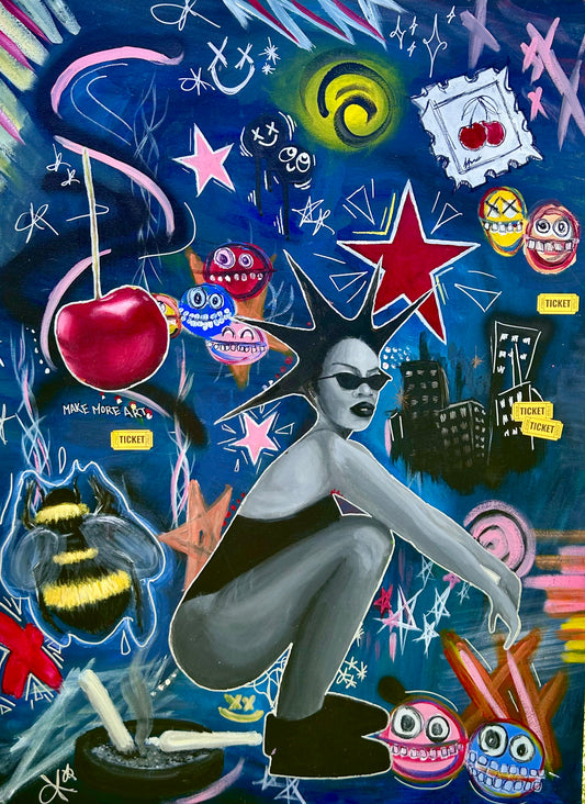 “Cherry Bomb” Original Painting