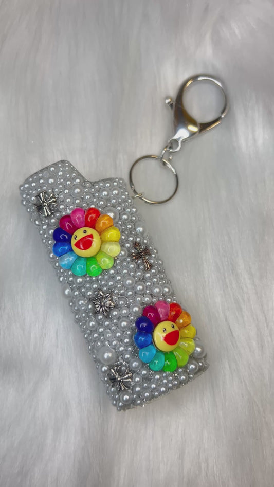 Flower and Pearls Lighter Case
